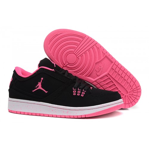 jordan black and pink shoes